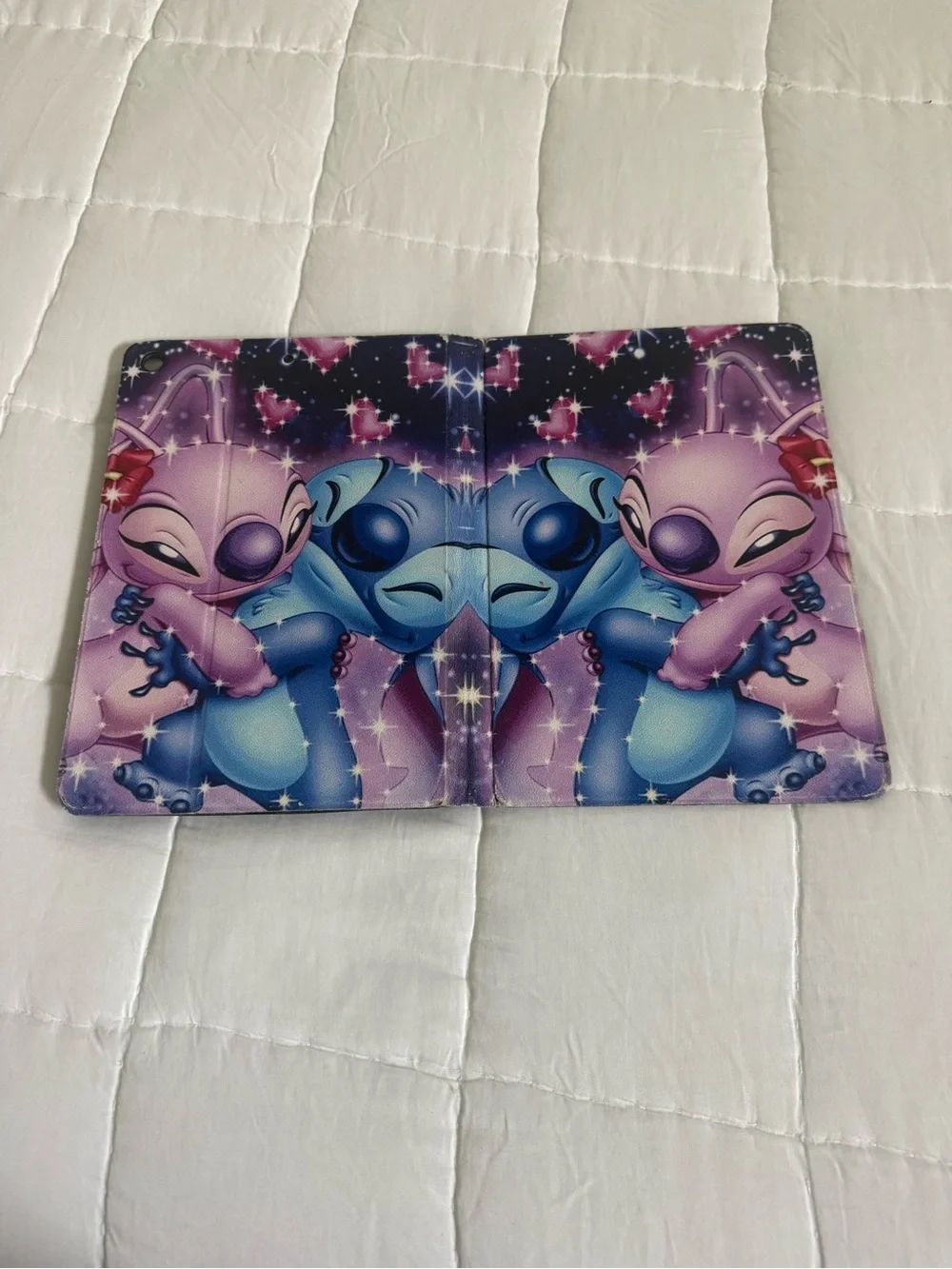 Pink & Blue Cartoon Tablet Case – Cute Character Design
